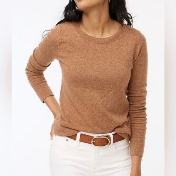 J. Crew Sweaters - J. Crew Mercantile Chocolate Brown Teddie Crew Neck Wool Blend Sweater - XXL. N